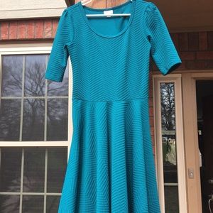 LuLaRoe Medium Nicole in Teal